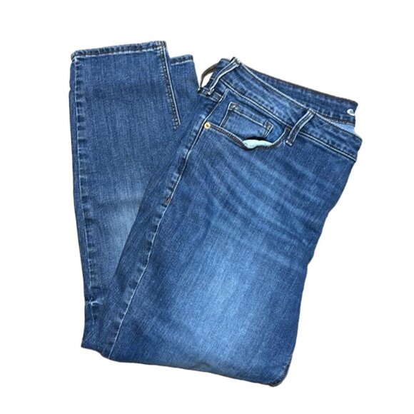 Old Navy Rockstar Super Skinny high Rise Jeans Button fly 16 petite - Picture 1 of 6